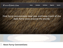 Tablet Screenshot of furrycons.com